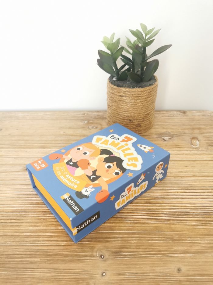 Jeu de cartes Les 7 Familles Jeu de mémoire et d'astuce Nathan - photo numéro 5