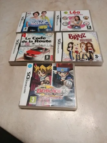 Lot de 5 jeux Nintendo ds