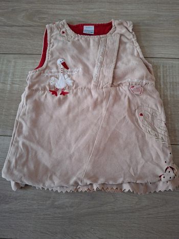 Robe beige 6 mois
