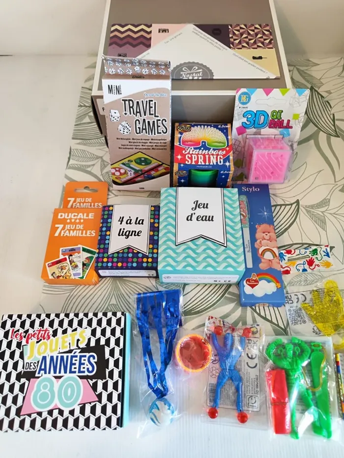 Coffret cadeau jouets des années 80 Cadeau femme