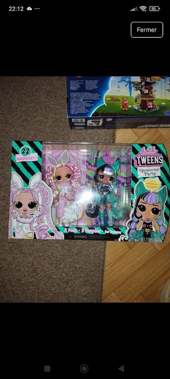 Deux Poupées lol surprises neuves