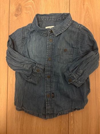 Chemise manches longues jeans 