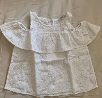 Blouse blanche taille 5 ans