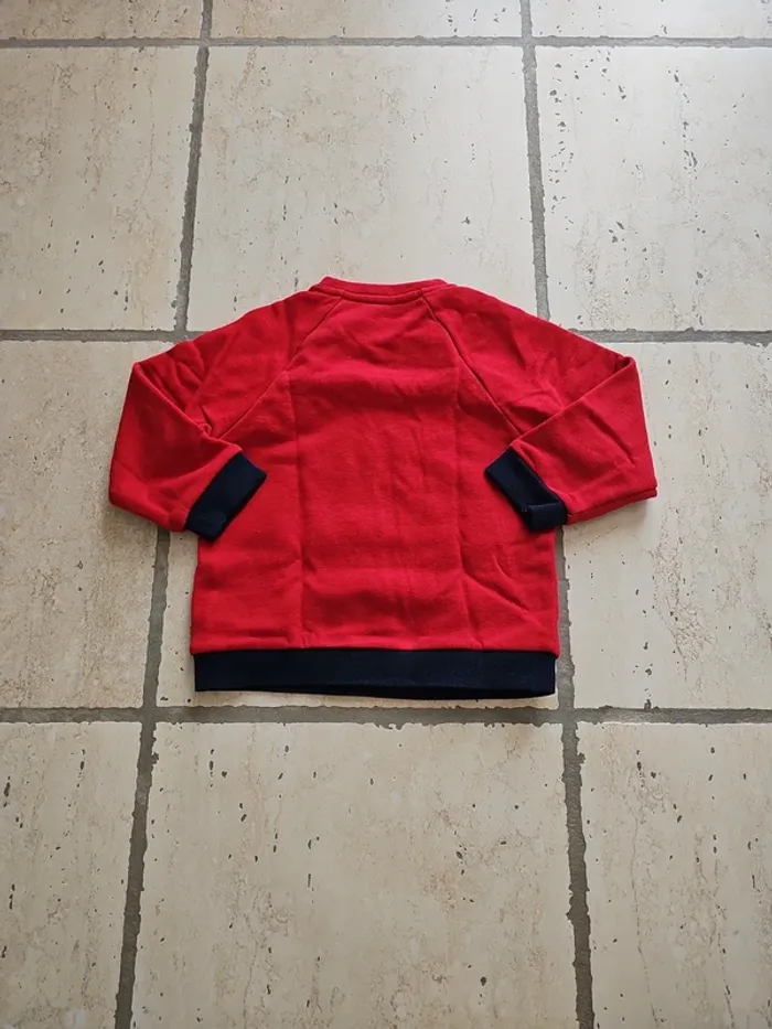 Sweat ours polaire rouge - Obaïbi - 23 mois/86 cm - photo numéro 4