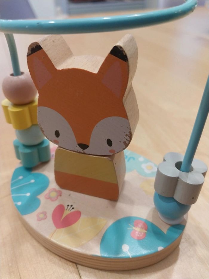 Jouet bébé en bois Janod avec figurine renard - photo numéro 3