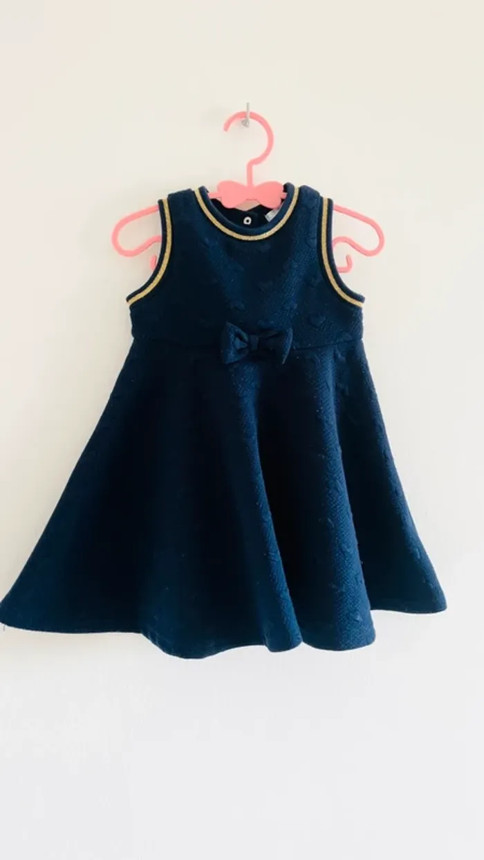 Robe bleu marine - Mes petits cailloux - photo numéro 2