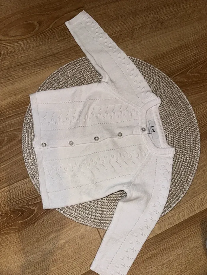 Gilet en petite laine - 6 mois