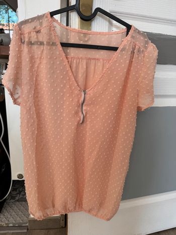 Blouse femme corail taille L neuve