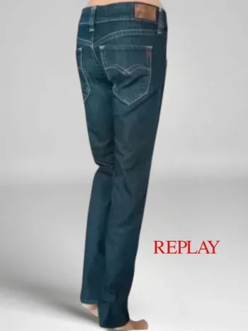 Jean Replay coupe straight ,taille basse , extensible