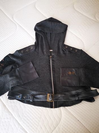 #gilet court manches longues femme taille 3