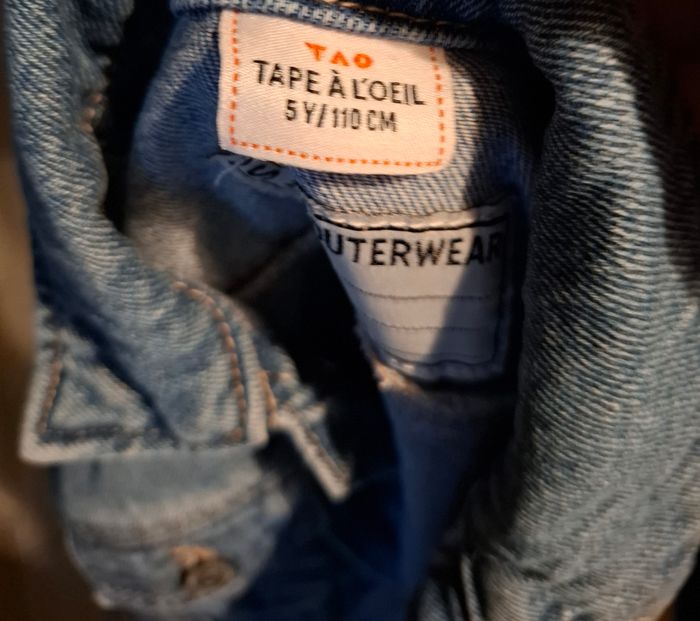 Veste en jean 5 ans - photo numéro 3