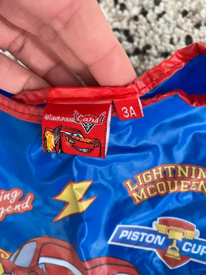 Blouse plastifiée Cars 3 ans - photo numéro 2