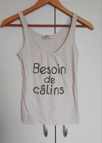 Débardeur "Besoin de câlin" t36