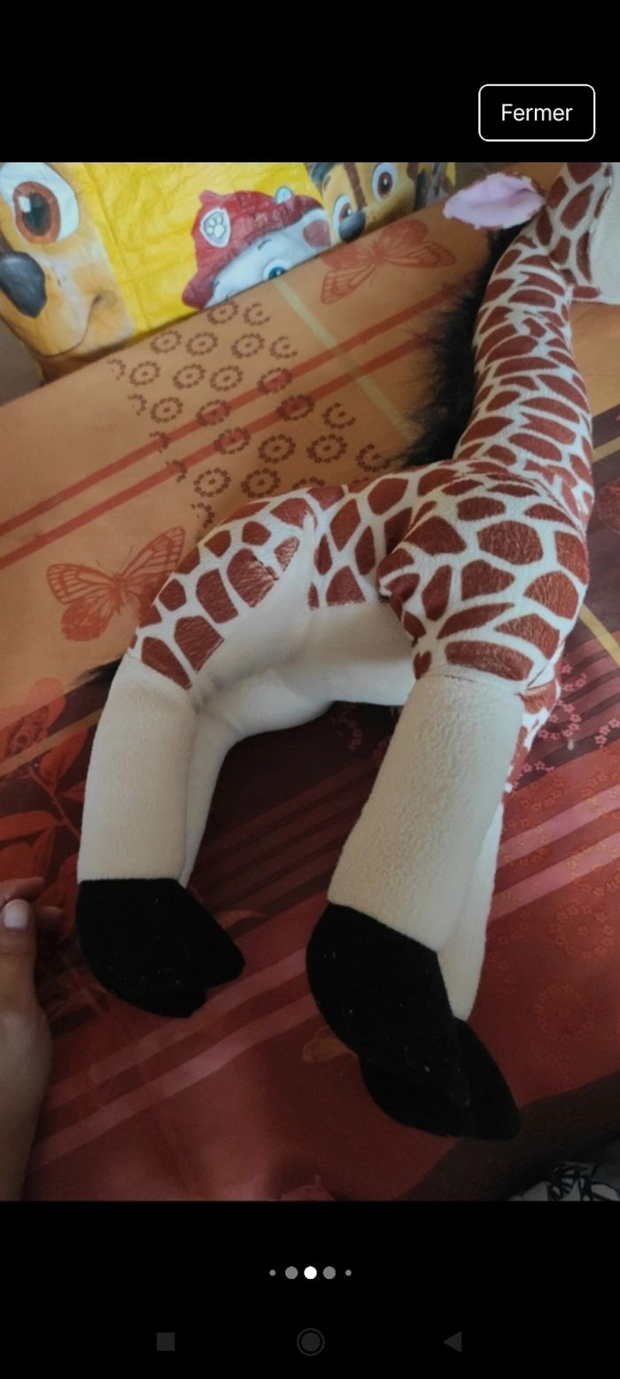 Très belle peluche girafe j45 - photo numéro 2