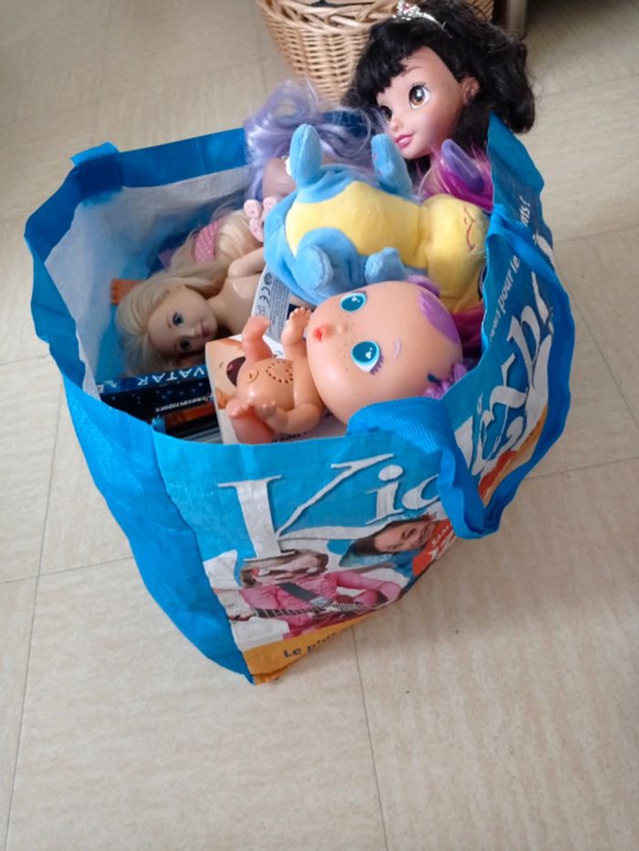 gros lot  de jouets dvd  livres poupee peluche - photo numéro 4
