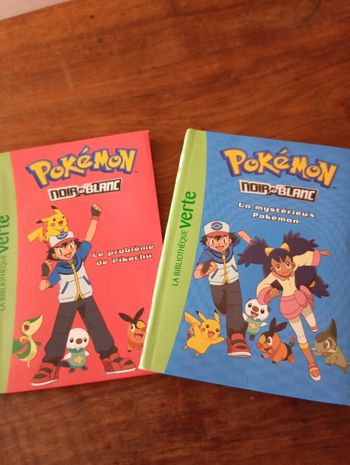 Vends deux livres Pokémon Noir&Blanc