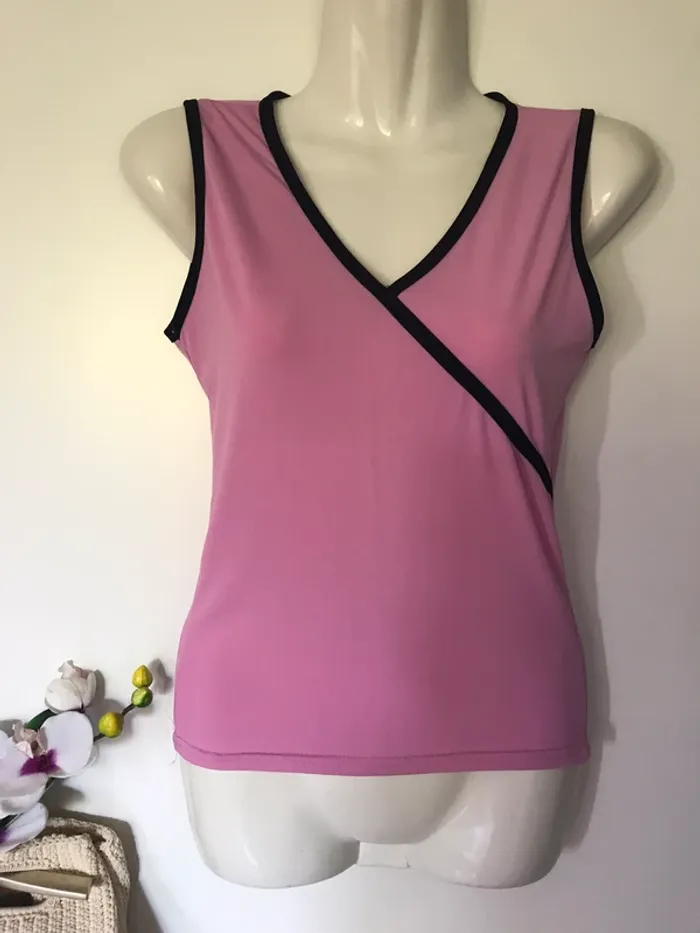 Débardeur rose et noir - photo numéro 2