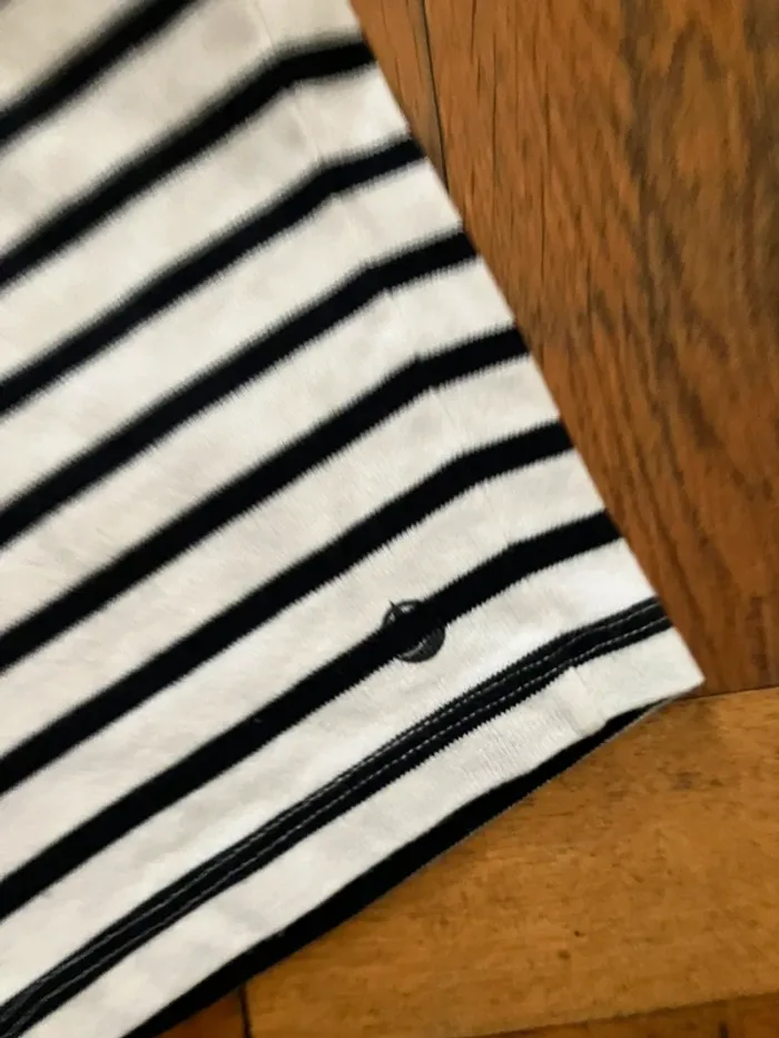 Short bleu blanc petit bateau 10 ans - photo numéro 2