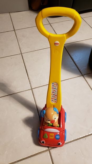 Voiture musicale avec canne reversible