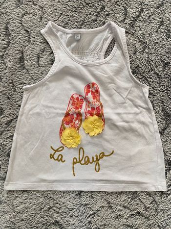 Débardeur blanc - 5 ans