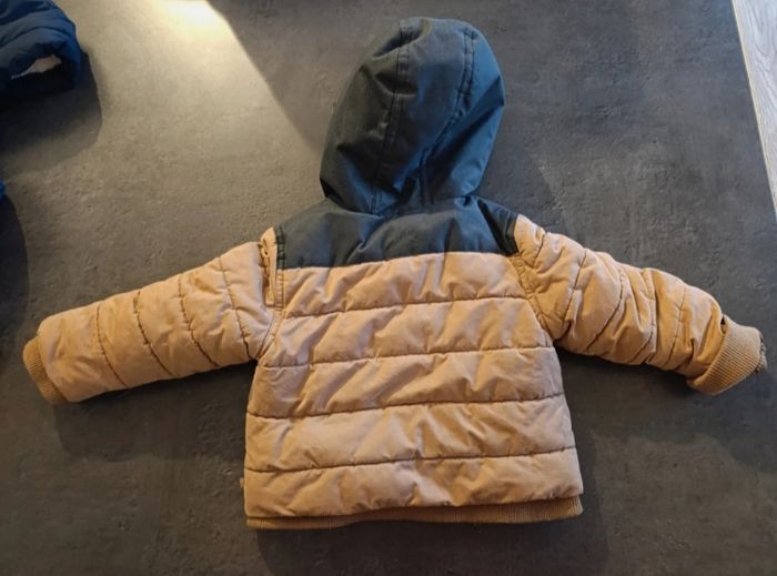 Manteau épais hiver bicolore 23 mois - photo numéro 2