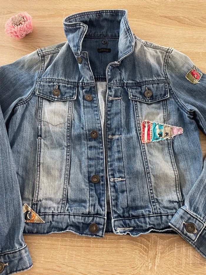 Veste en jean ikks 10 ans - photo numéro 2