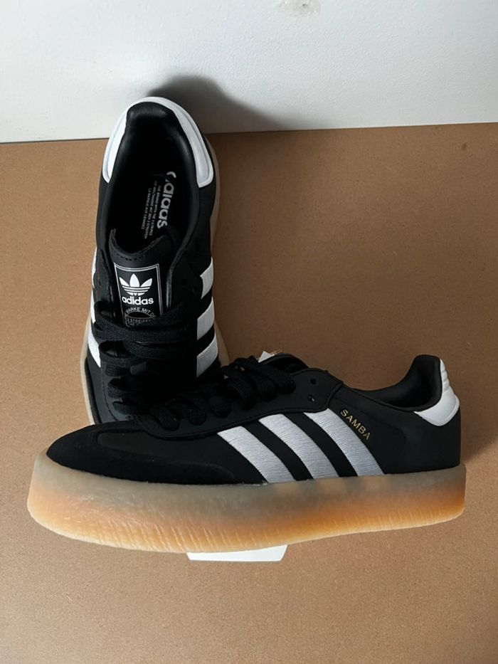 Adidas Sambae Black White Gum - 36,5 - photo numéro 5