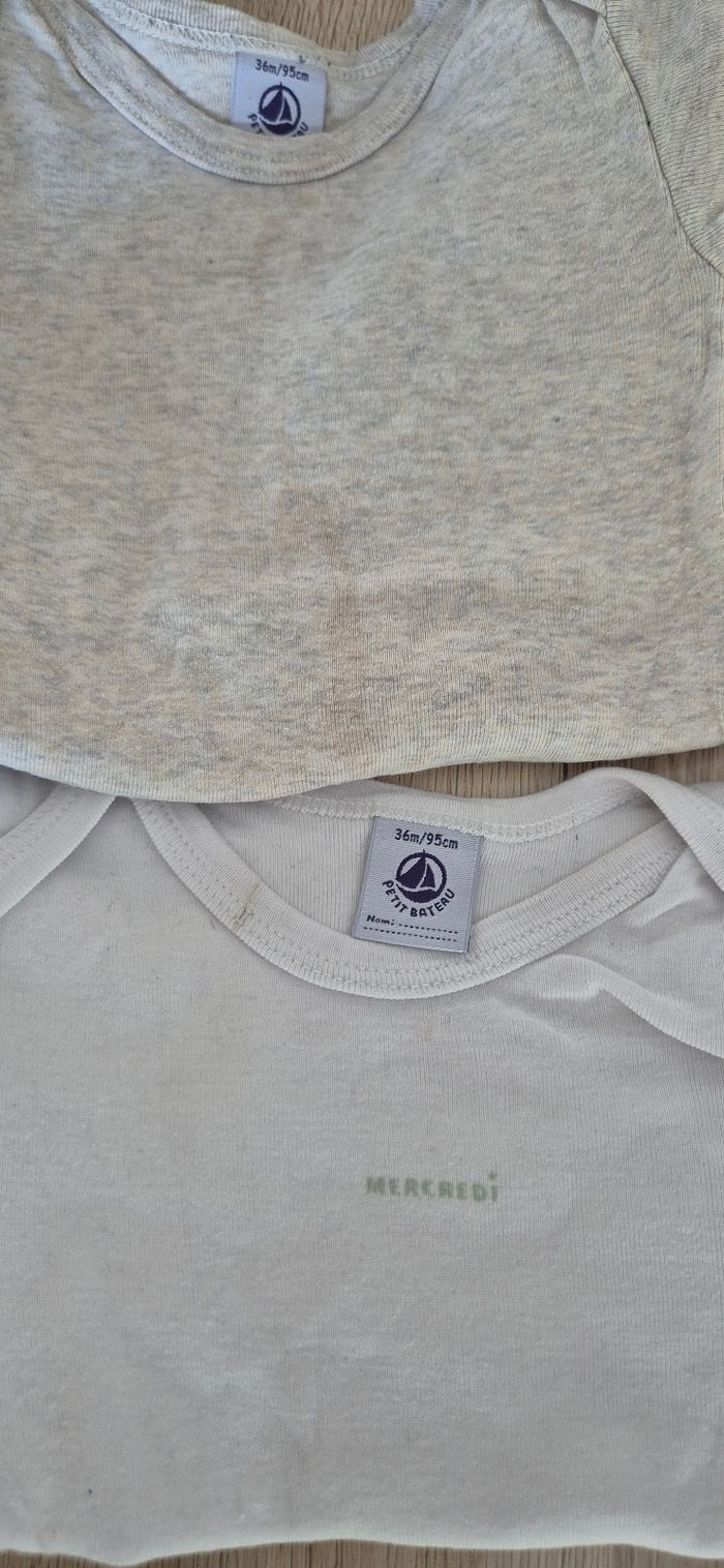 Lot bodies petit bateau + 3 autres LR et petit beguin - photo numéro 4