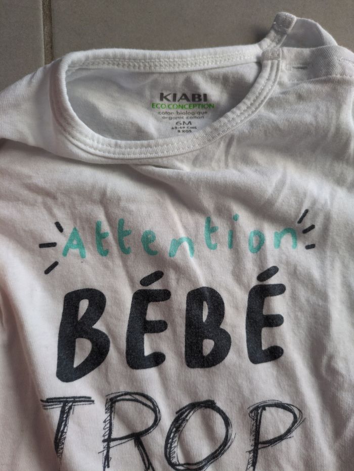 Lot 3 tee shirt 6 mois - photo numéro 4