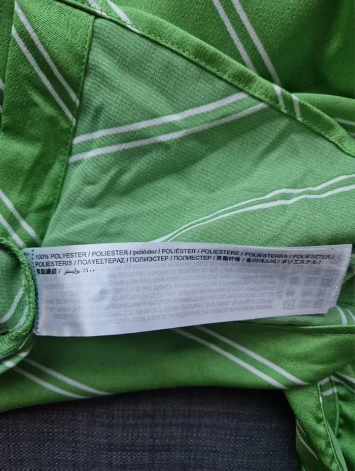 Chemise Mango verte - photo numéro 9