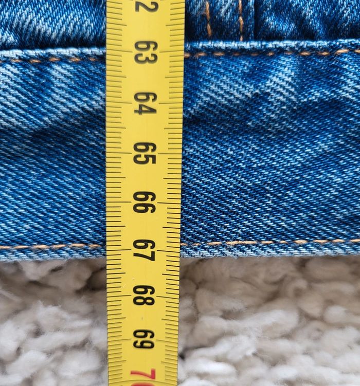 Veste en jean oversize motif drapeau américain au dos Pull&Bear Taille S ou 36 - photo numéro 15