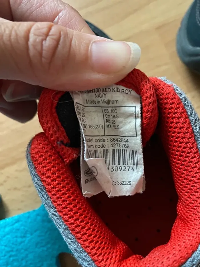 Chaussures montantes Quechua Taille 27 - photo numéro 10