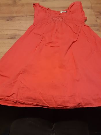 Robe été rouge 10 ans