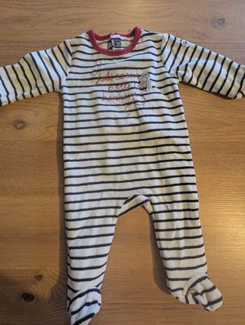 Pyjamas 3 mois "Terre de marin"