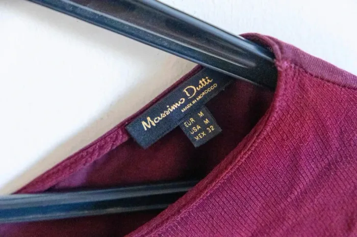 C50 blouse prune Massimo Dutti 38 - photo numéro 3