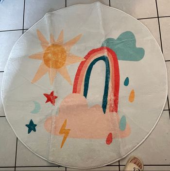 Tapis rond chambre enfant