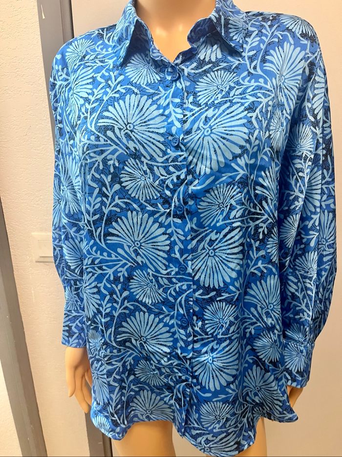 Chemise ML turquoise - photo numéro 2