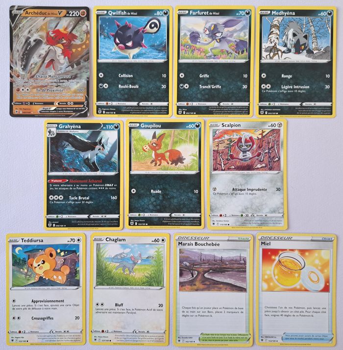 🃏 Lot de 48 cartes Pokémon JCC françaises 2022 Epée et Bouclier Astres Radieux - photo numéro 4