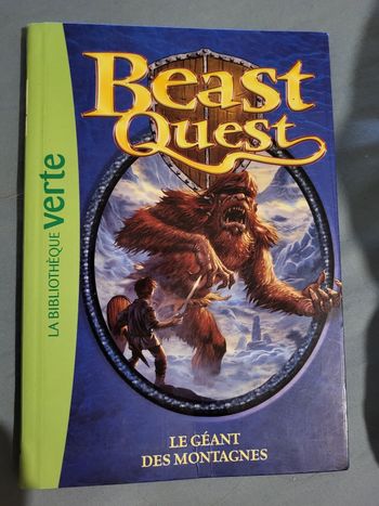 Beast Quest Tome 3 Le géant des montagnes
bibliothèque verte