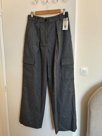 Pantalon droit gris clair Claudie Pierlot – Neuf avec étiquette – Taille 40