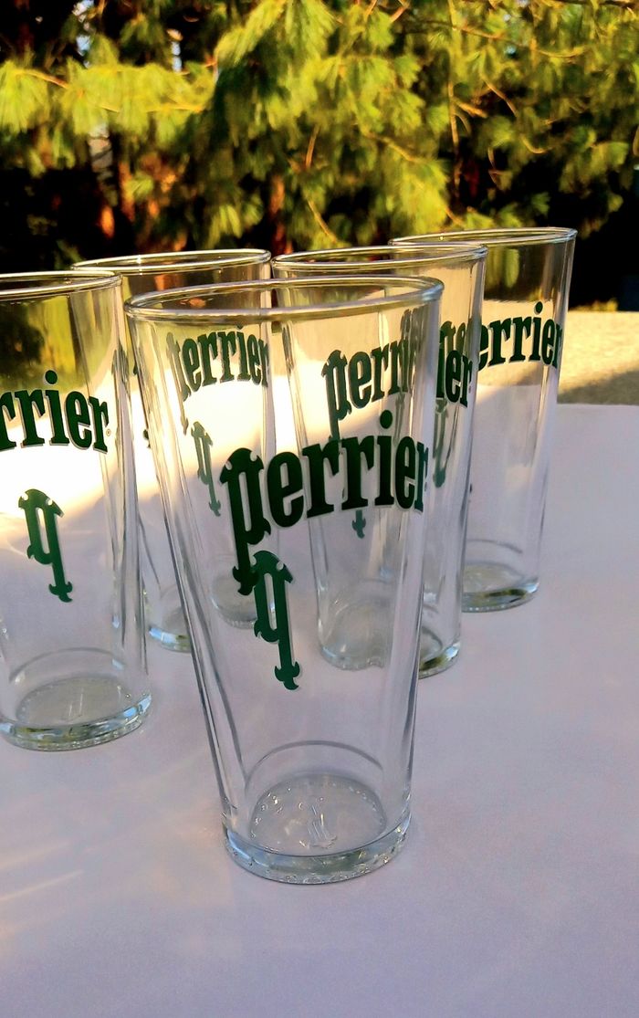 Lot de 6 verres  Perrier - photo numéro 3