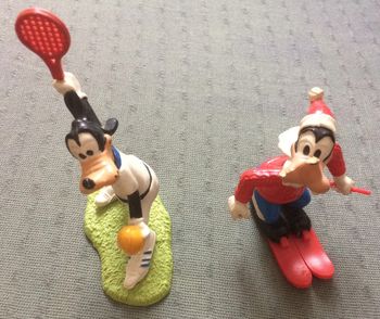 2 figurines Dingo / Goofy - Vintage