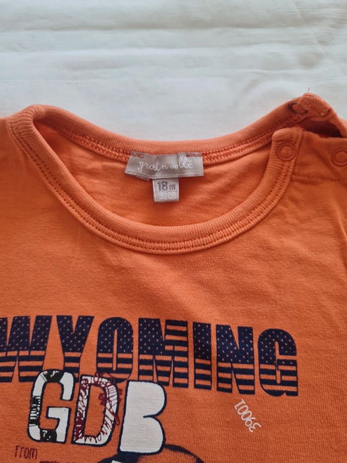 T-shirt ML 18 mois Grain de blé - photo numéro 5