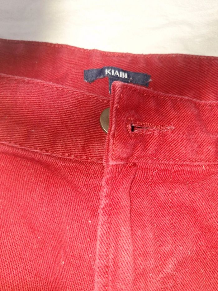 Short jean rouge - photo numéro 2
