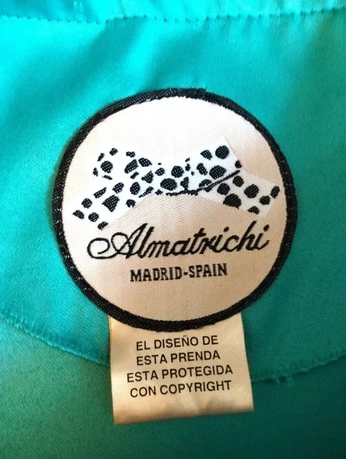 Almatrichi Robe Soirée Satinée Aqua T L - photo numéro 6