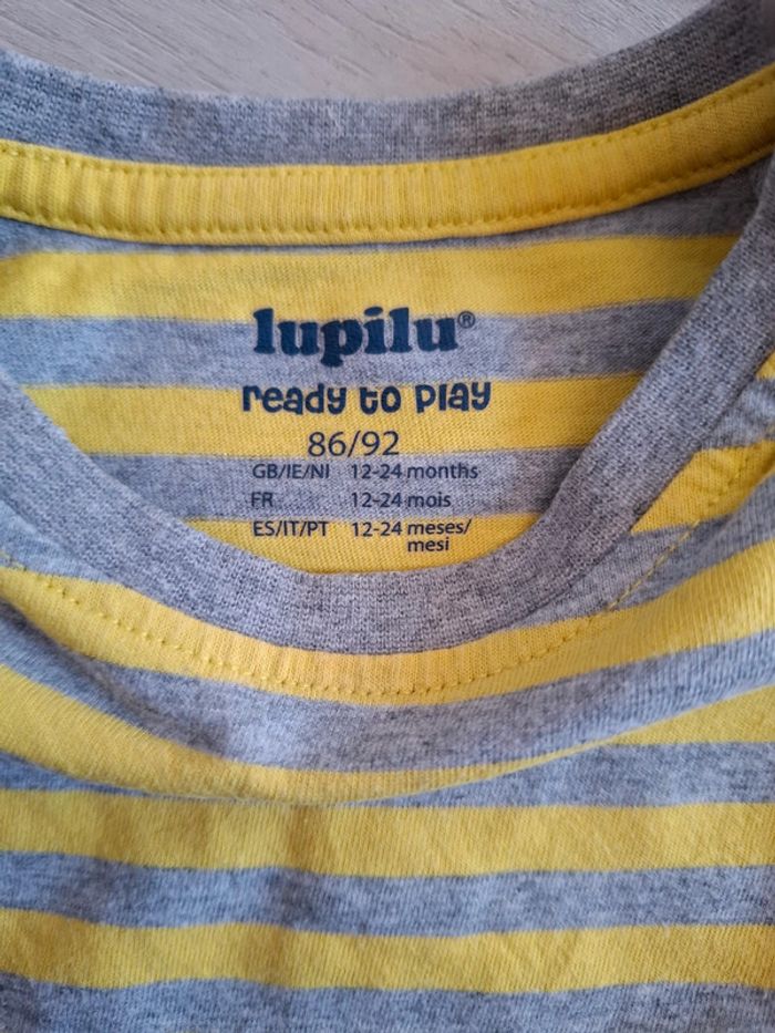 T-shirt 2 ans Lupilu - photo numéro 2