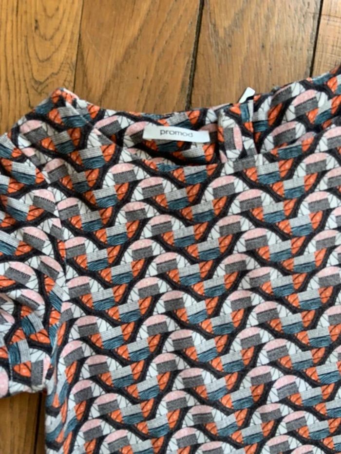 Blouse Promod géométrique taille 36 s - photo numéro 4