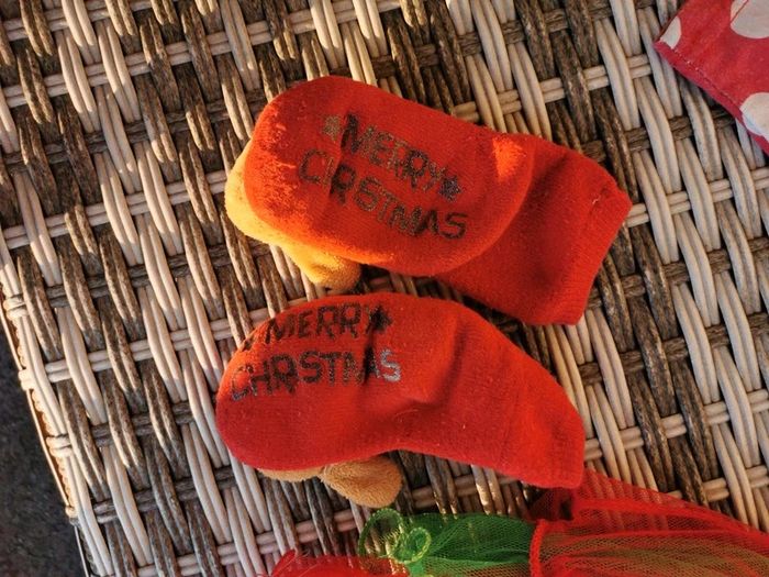 Robe tunique de Noël et chaussons - photo numéro 6