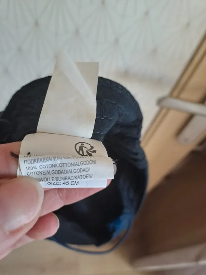 Béret style stetson bleu garçon 45 cm kiabi comme neuf avec élastique ajouté - photo numéro 8