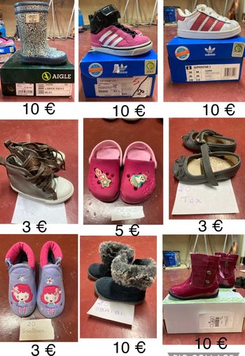 Chaussures taille 19 / 20  /22 / 23
